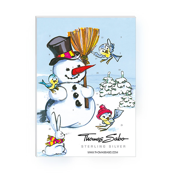 Schoko-Adventskalender Kompakt "Snowman"